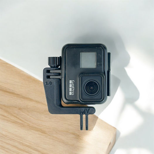 Vertical Gopro Mount - MotoVibeIndia