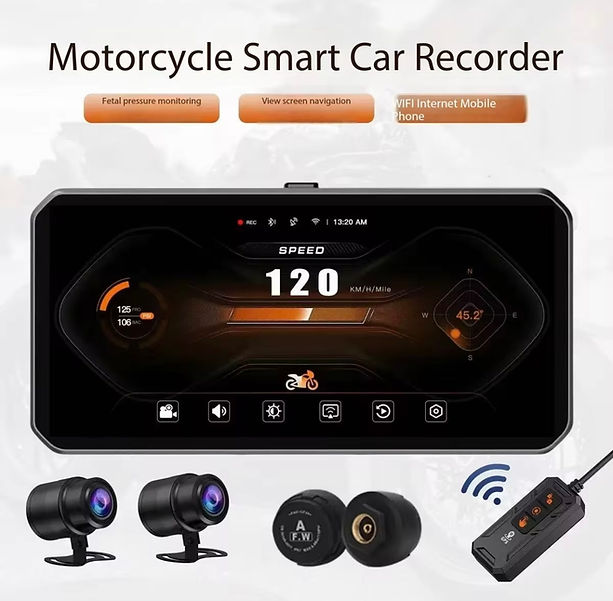 Bike CarPlay with collision detection - E3 elite - MotoVibeIndia