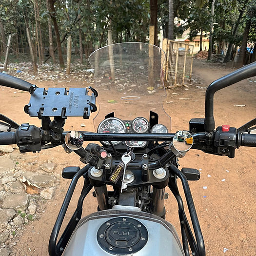 Trail mirror - Handle bar mirror - MotoVibeIndia