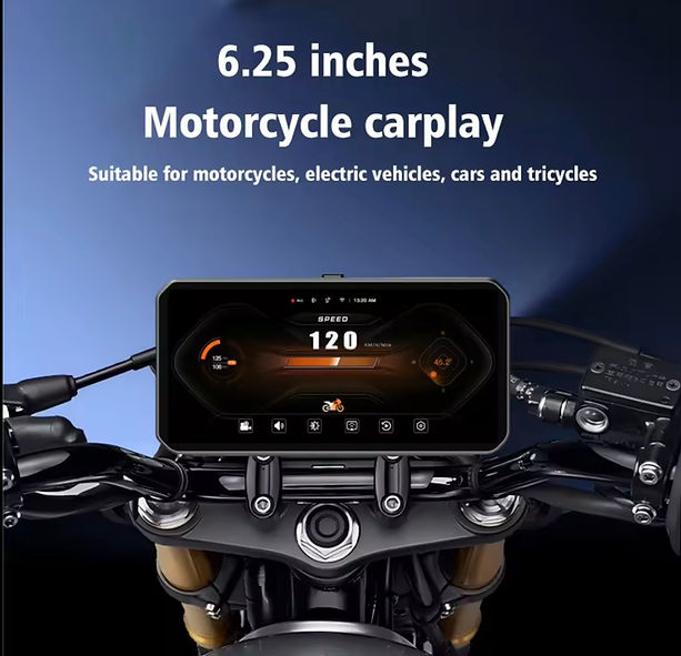 Bike CarPlay with collision detection - E3 elite - MotoVibeIndia