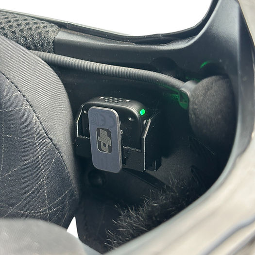 DJI Mic Mini Holder - Helmet Mount - MotoVibeIndia