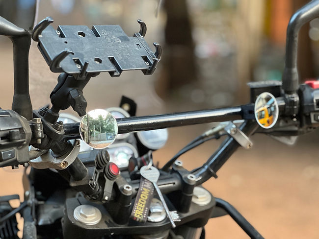 Trail mirror - Handle bar mirror - MotoVibeIndia