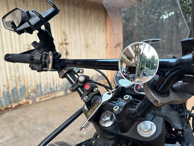 Trail mirror - Handle bar mirror - MotoVibeIndia