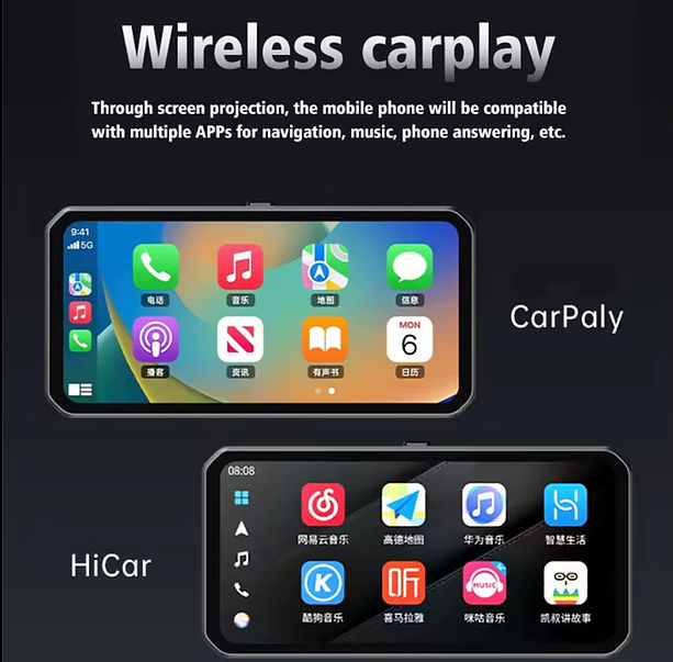 Bike CarPlay with collision detection - E3 elite - MotoVibeIndia
