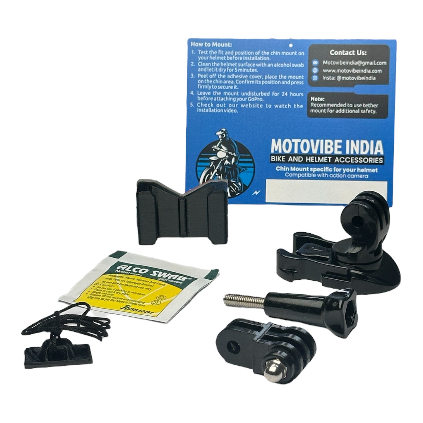 Vega Bolt - Chin Mount - MotoVibeIndia