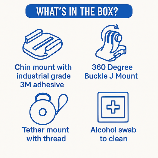 CHIN MOUNT Whats in the box MotoVibeIndia