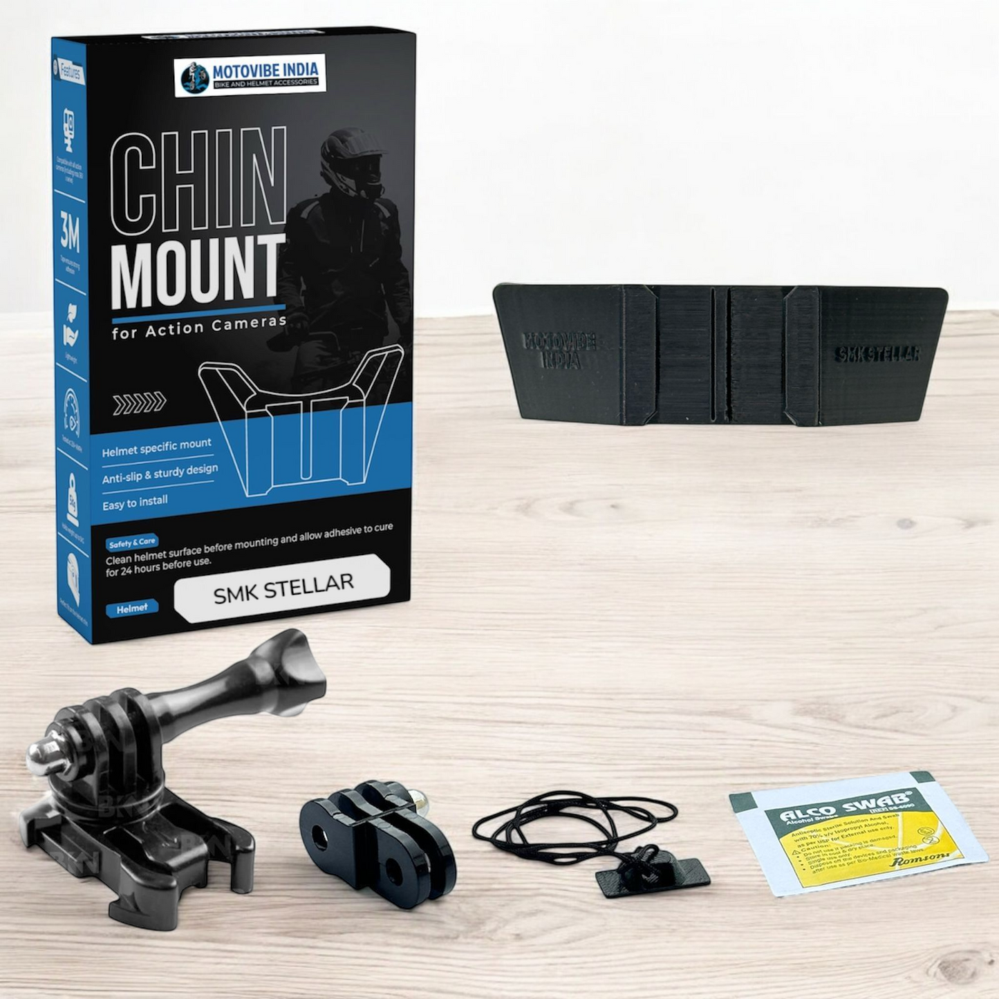SMK Stellar - Chin Mount - MotoVibeIndia