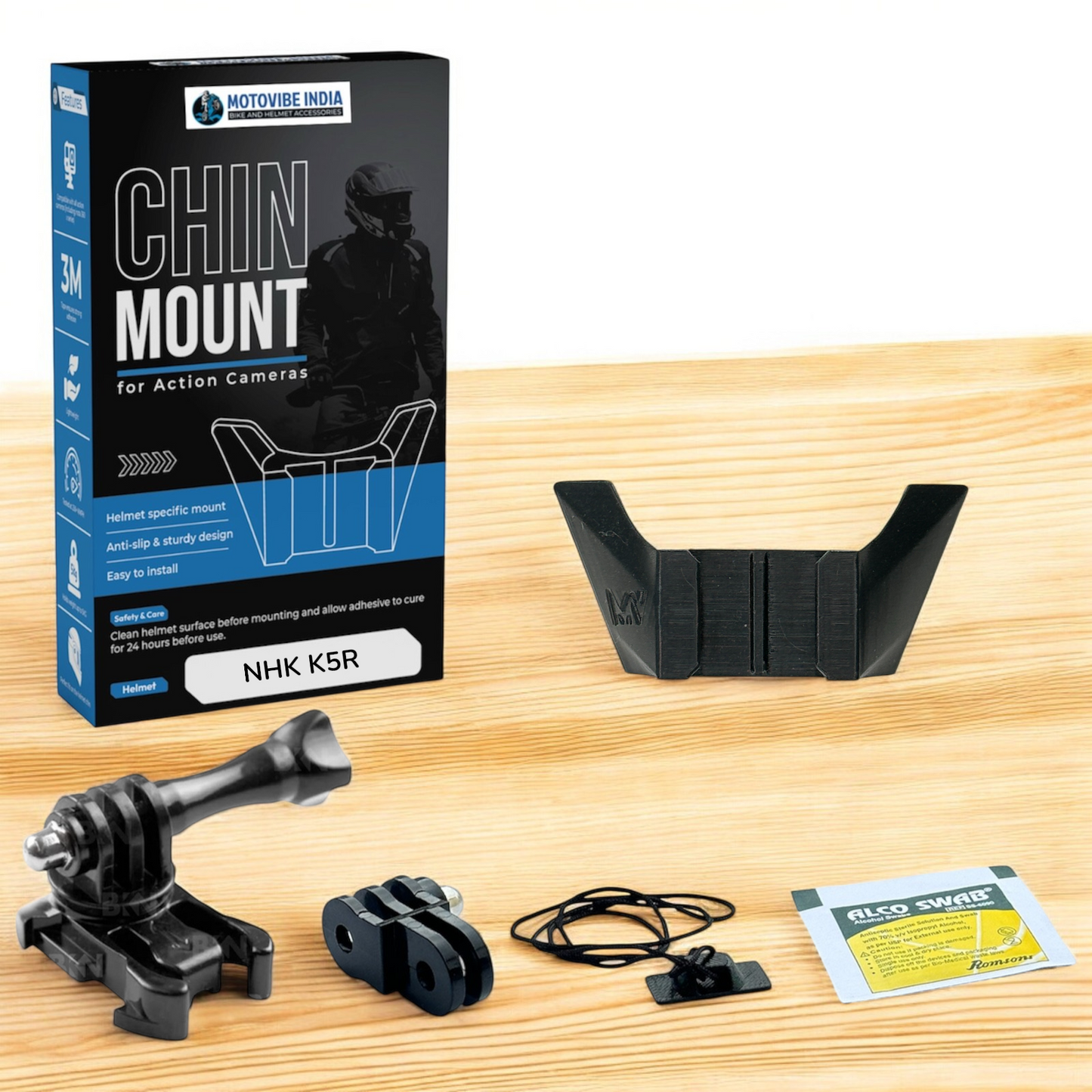 NHK K5R - Chin Mount - MotoVibeIndia