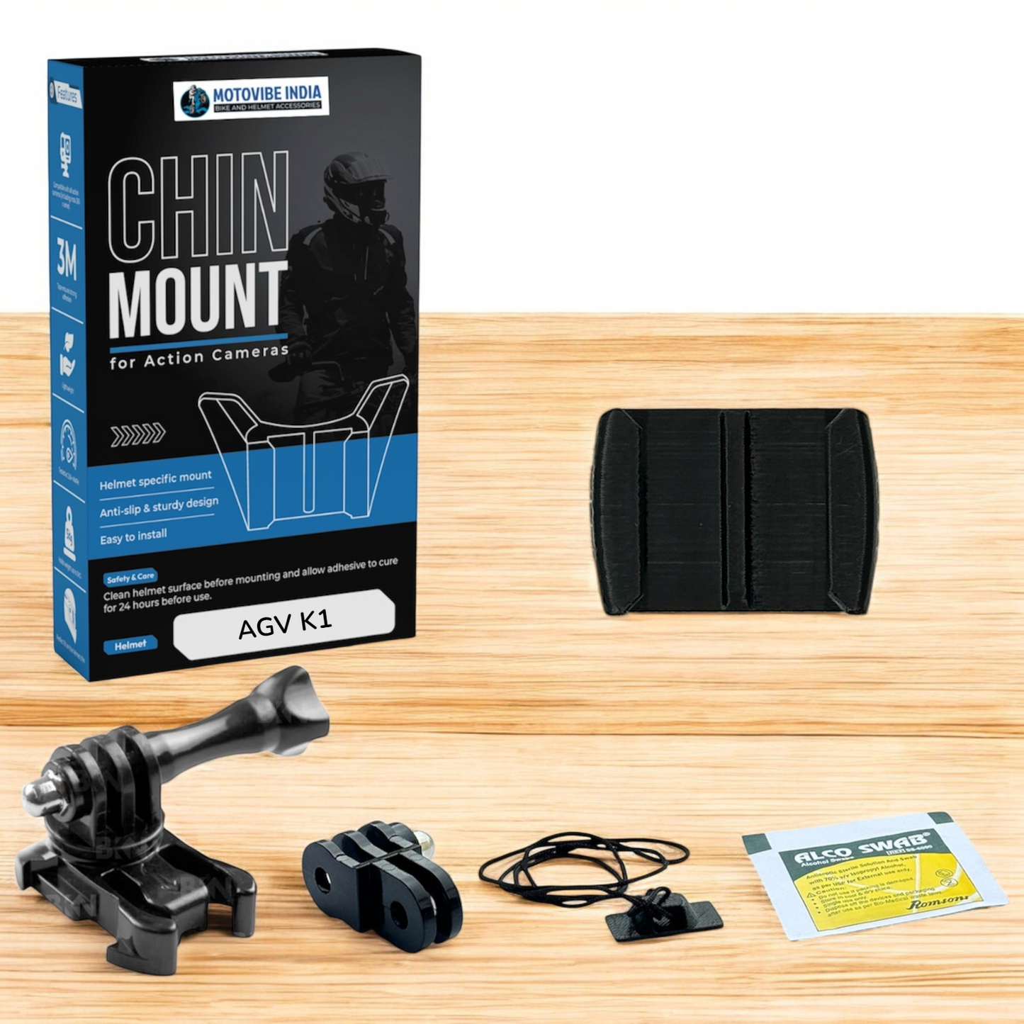 AGV K1-K1s - CHIN MOUNT - MotoVibeIndia
