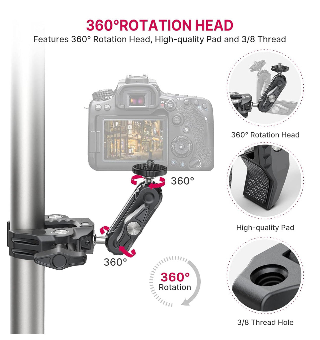 Cam-Grip Action Camera And Phone Mount Kit - MotoVibeIndia