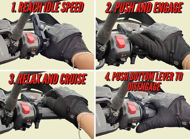 Throttle lock - MotoVibeIndia