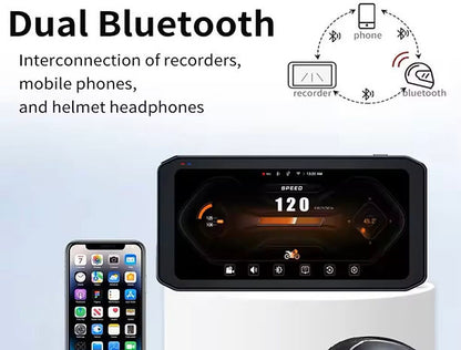 Bike CarPlay with collision detection - E3 elite - MotoVibeIndia