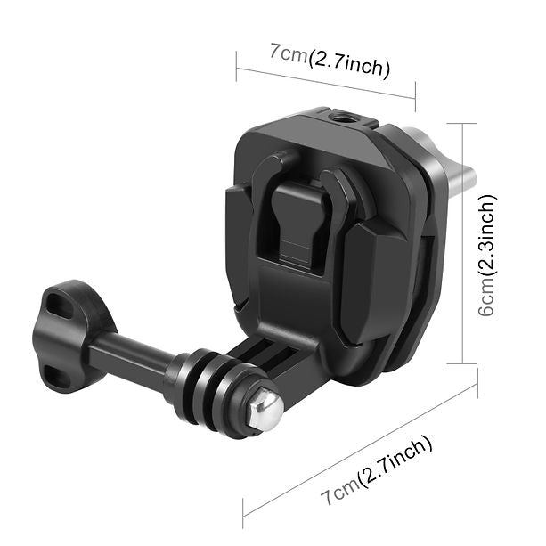 Bike Windshield clip GoPro mount - Aluminium metal - MotoVibeIndia