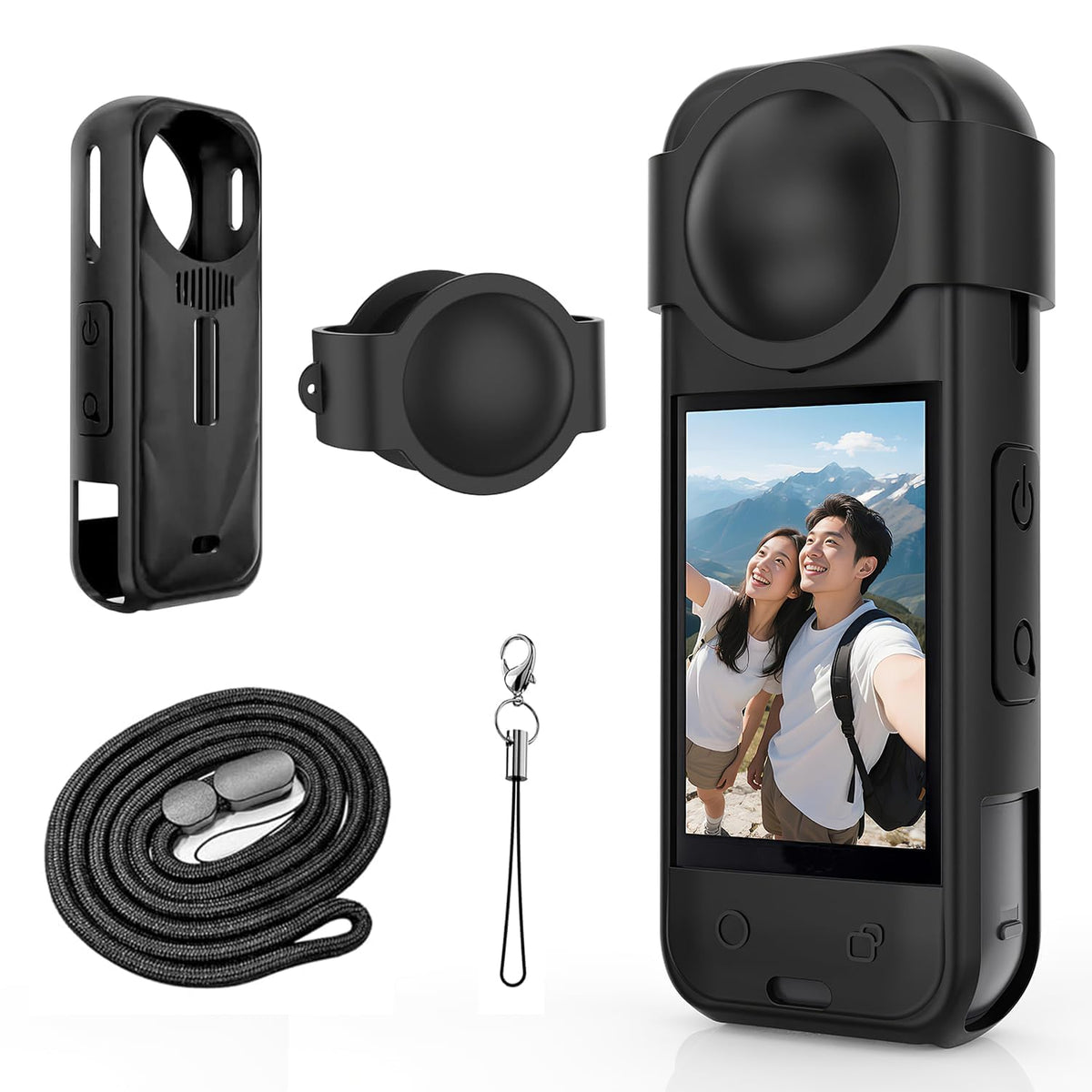 Soft Silicone Protective Case Compatible with Insta 360