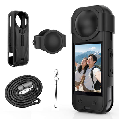 Soft Silicone Protective Case Compatible with Insta 360