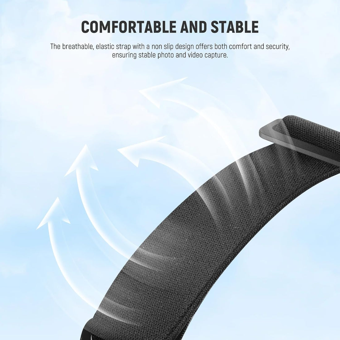 Head Strap Mount Compatible with Action Camera