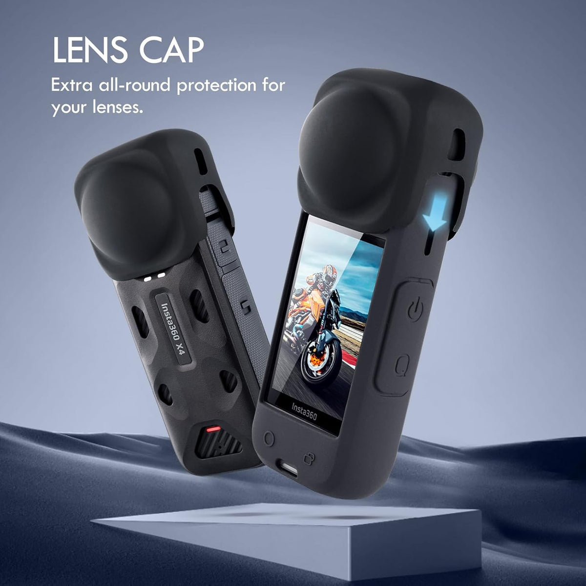 Silicone Protective Case for Insta360 Lens Cap