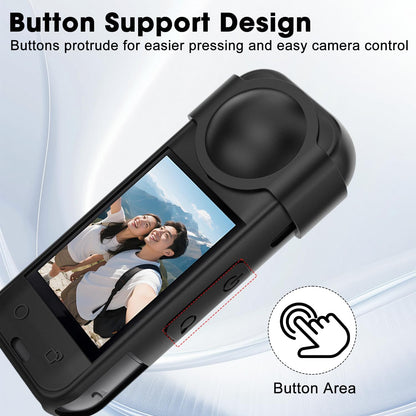 Soft Silicone Protective Case Compatible with Insta 360