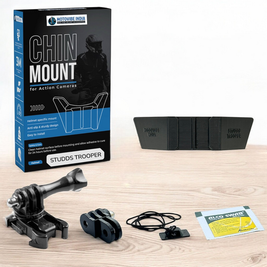 Studds Trooper - Chin Mount - MotoVibeIndia