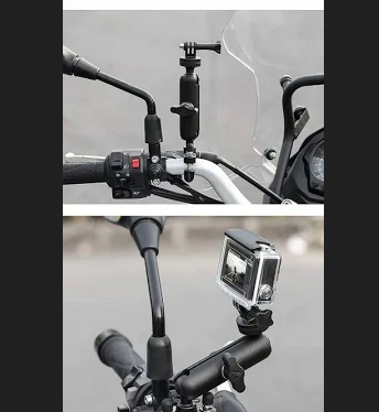 Action Camera Mount Handlebar for Bike - MotoVibeIndia