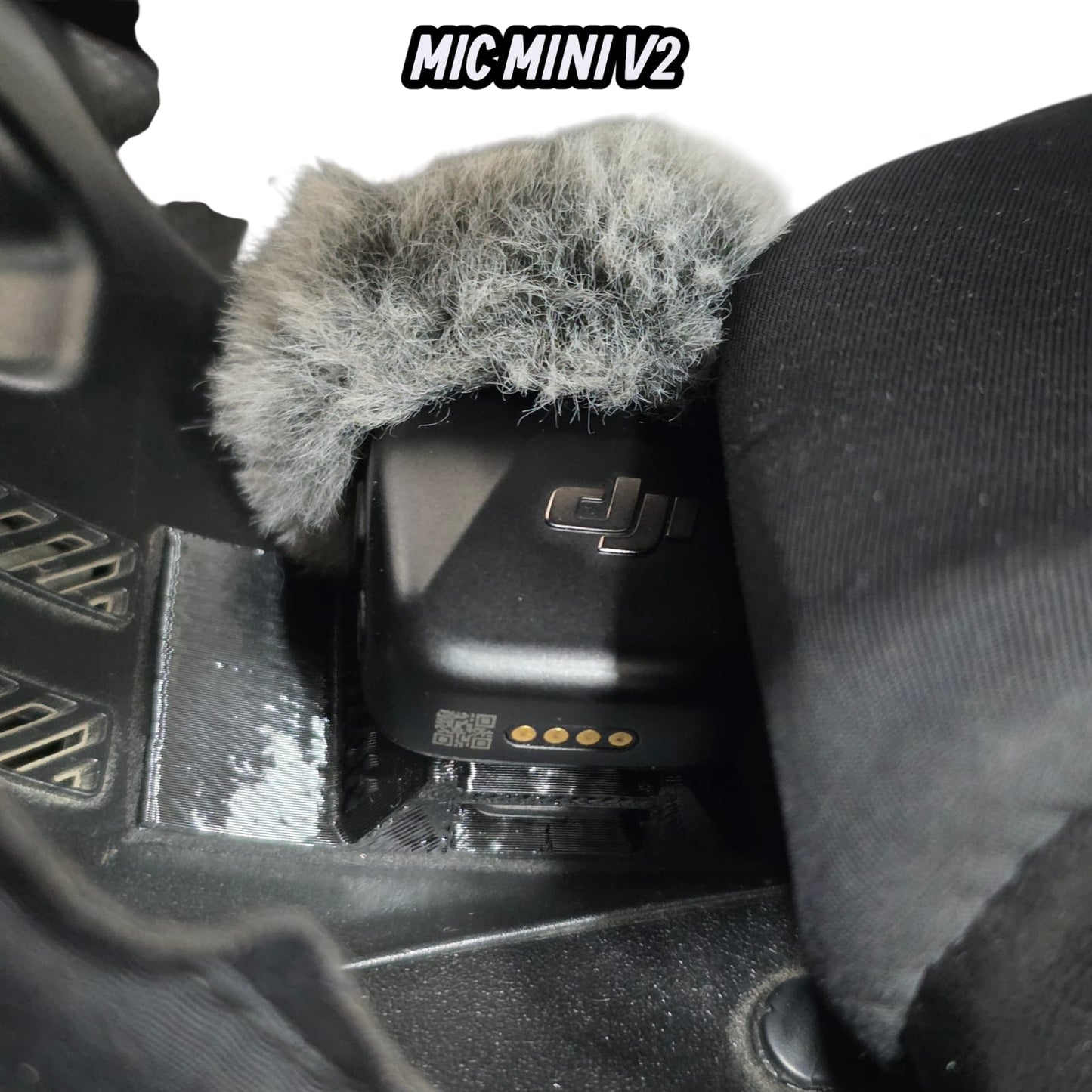 DJI Mic Mini Holder - Helmet Mount
