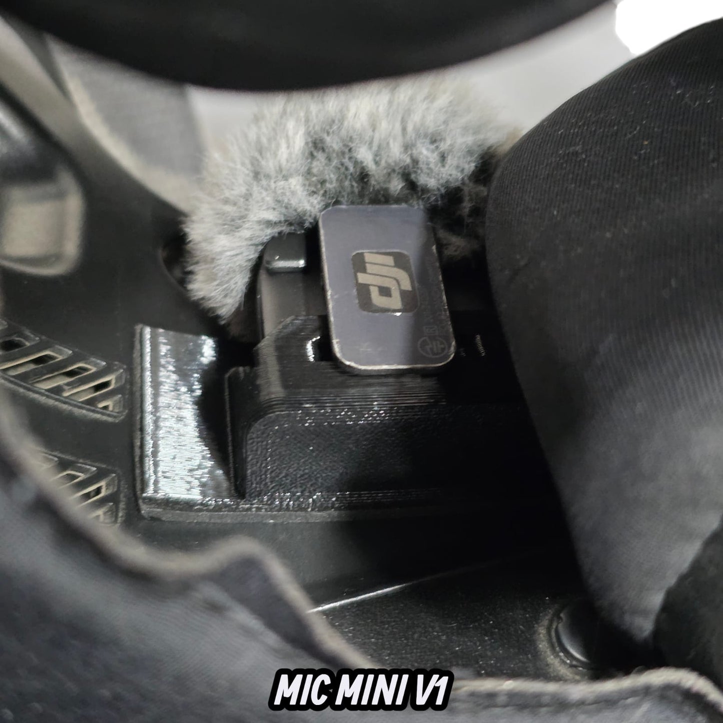 DJI Mic Mini Holder - Helmet Mount