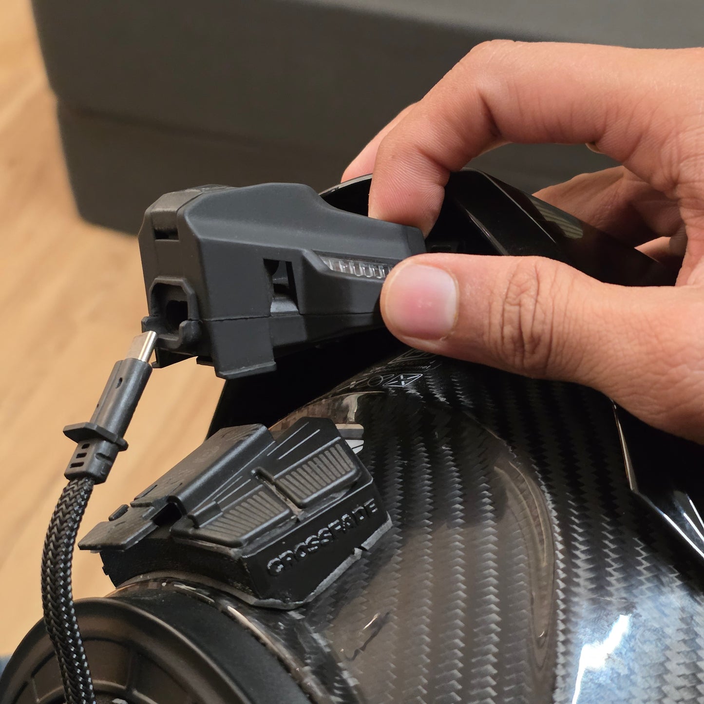 Ultraviolet Crossfade - custom intercom mount compatible for Bluarmor C50 C60