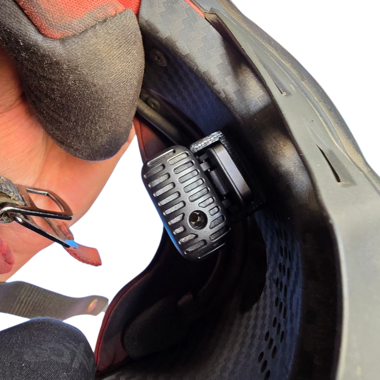 DJI Mic 2 Holder - Helmet Mount