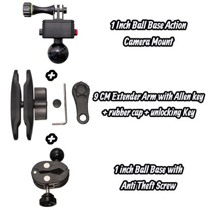 MV22B - Anti Theft Action Camera Mount