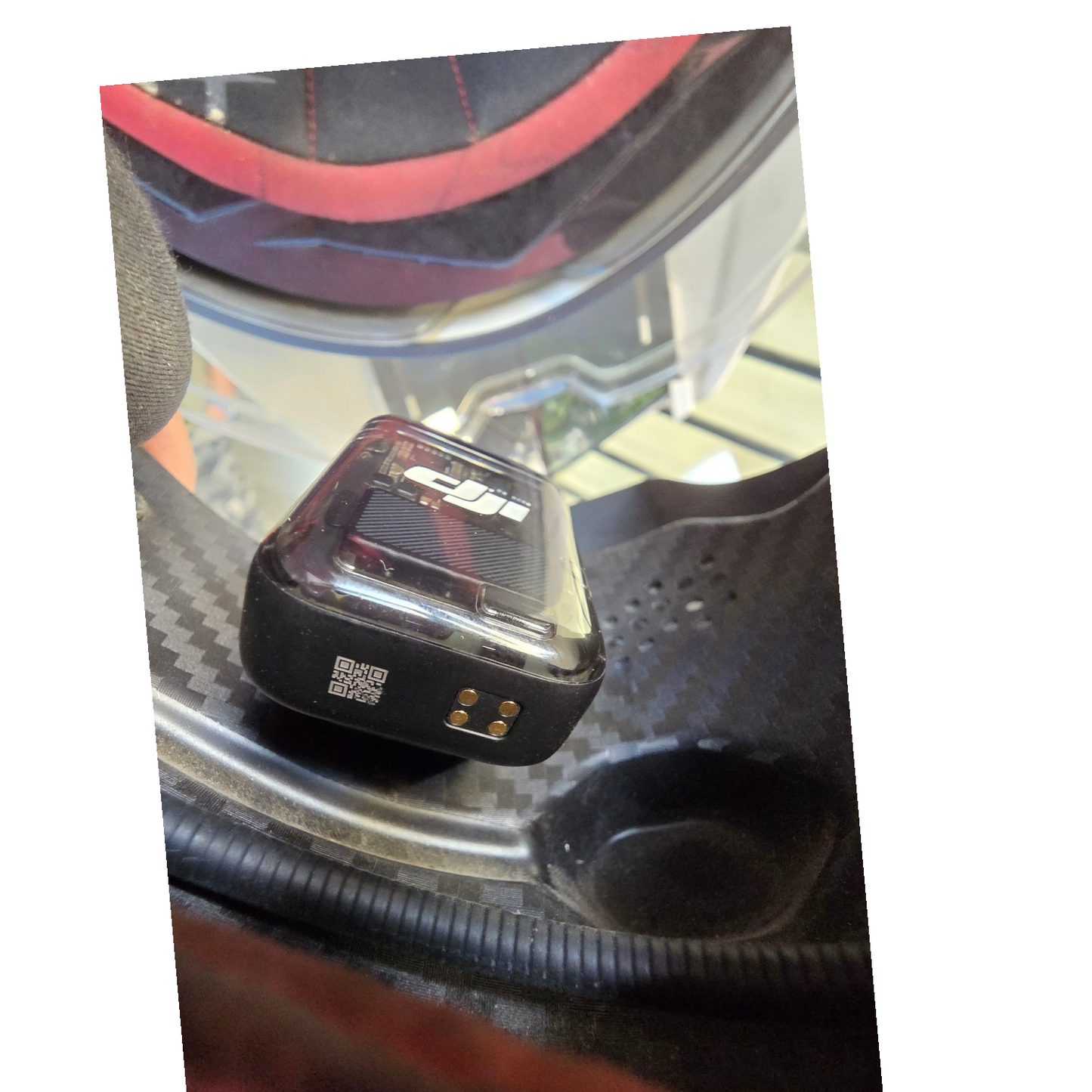 DJI Mic 2 Holder - Helmet Mount