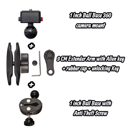 MV22A - Anti Theft 360 Camera Mount