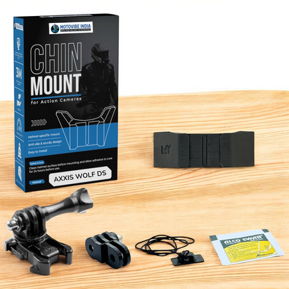 Axxis Wolf DS - CHIN MOUNT - MotoVibeIndia