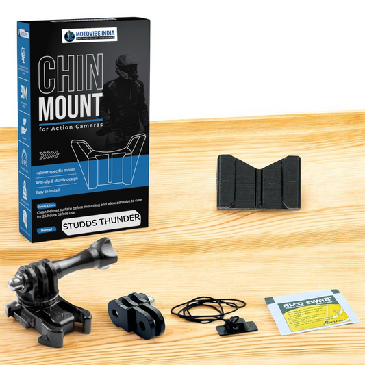 Studds Thunder - Chin Mount - MotoVibeIndia