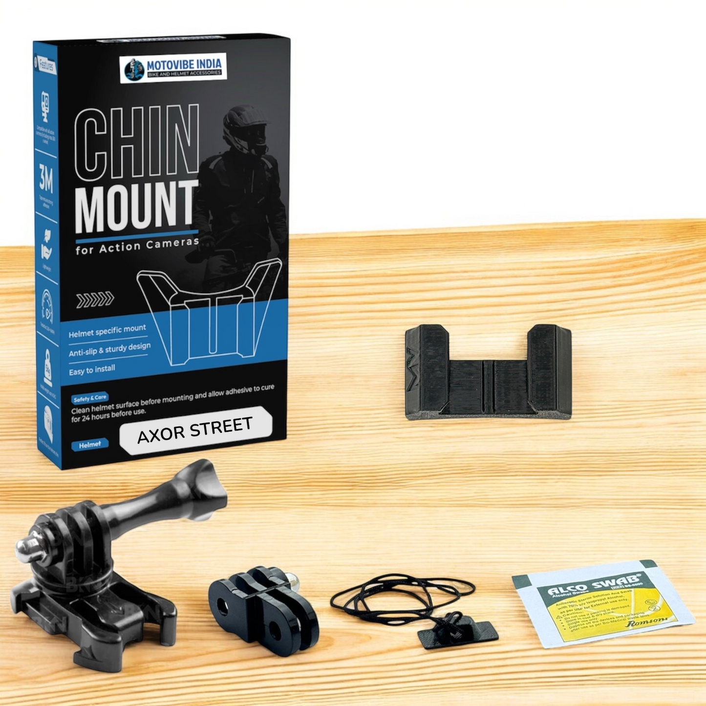 AXOR Street - Chin Mount - MotoVibeIndia