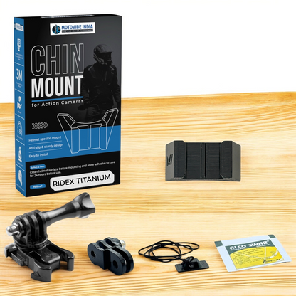 Ridex Titanium - Chin Mount - MotoVibeIndia