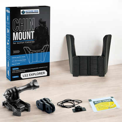 LS2 Explorer MX701 - Chin Mount - MotoVibeIndia