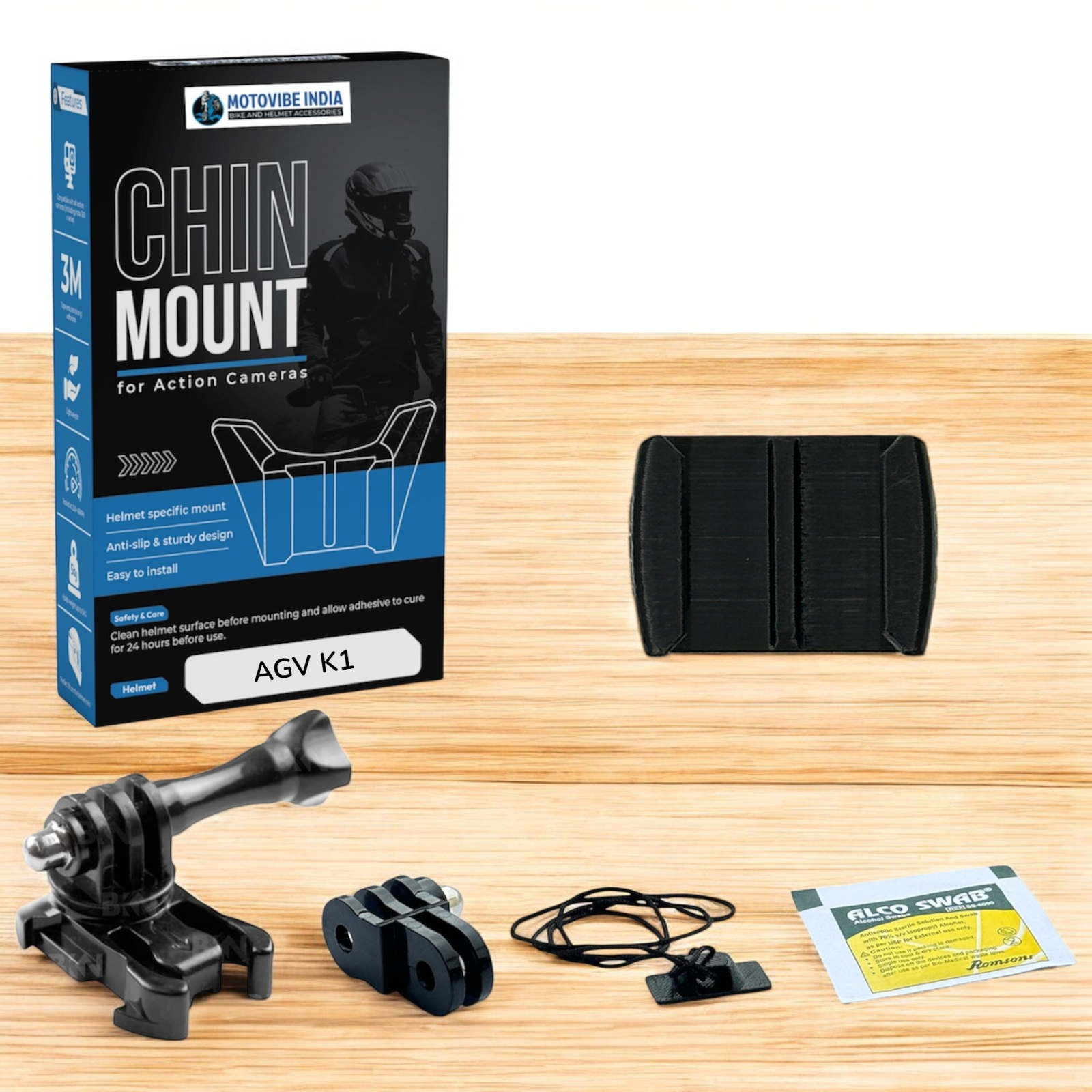 AGV K1-K1s - CHIN MOUNT - MotoVibeIndia