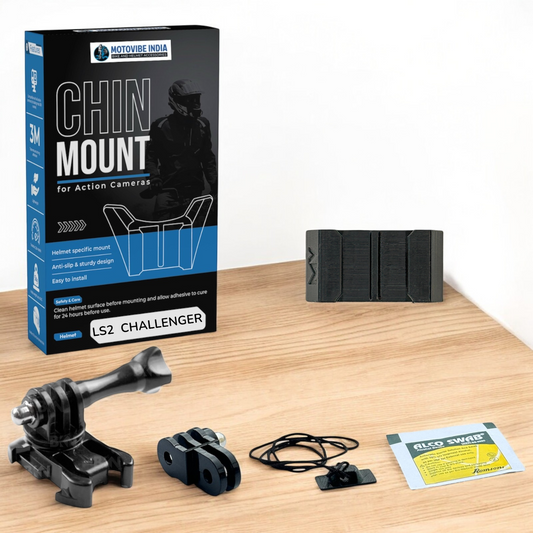LS2 Challenger / GT Carbon FF327 - Chin Mount - MotoVibeIndia
